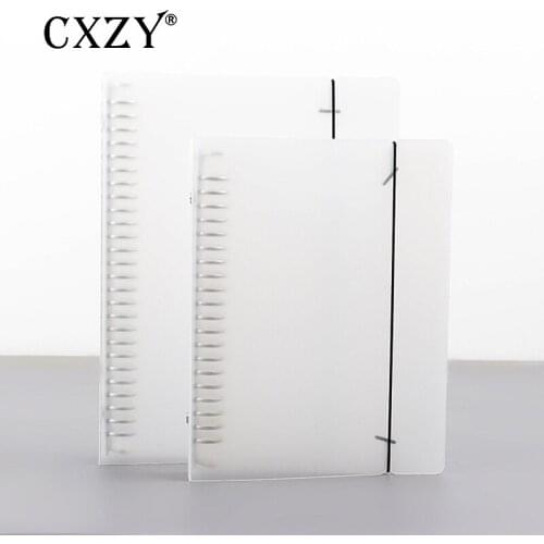 CXZY A5/B5 spiral binder Notebook paper core blank sketchbook travel bullet journal filofax weekly planner bullet agenda 4B827