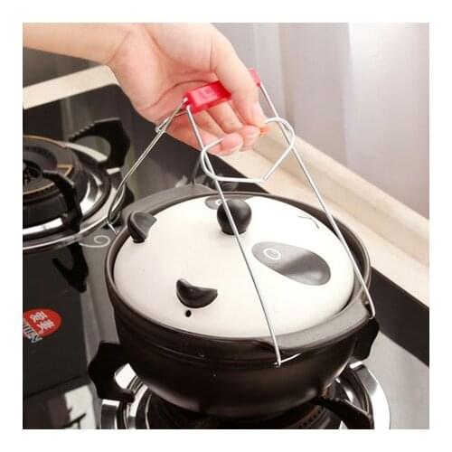 Handle clip lifter Universal disc holder Universal basin bowl clip Take a bowl clip dishes Clip bowl machine Random color handle