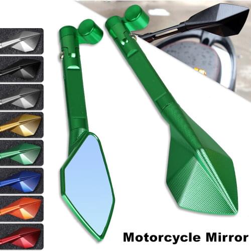 For Kawasaki Z750 Z900 Z800 CNC Motorcycle Rearview Mirrors Motorbike Rear View Side Mirror ZX10R Z650 Z1000sx Accessories