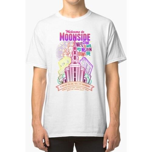 Welcome To Moonside T - Shirt Moonside Fourside Earthbound Mother 2 Snes Video Game Fanart