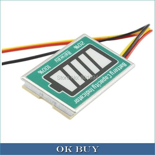 DC6~48V 12V Lead Acid Battery Capacity Indicator TD05 / Segments LED Indicator,Self-Sticky Bottom Sheet