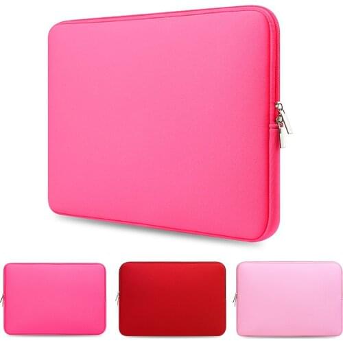 Fashion NEW Laptop Bag Zipper Soft Sleeve 11 13 14 15 15.4" inch Bag Case for MacBook Air Pro Ultrabook Notebook Tablet Portable
