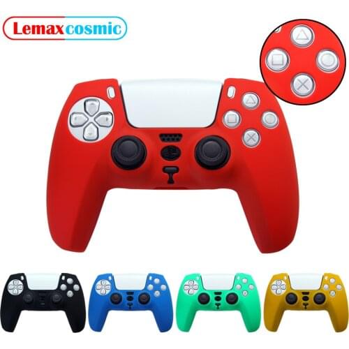 Soft Silicone Case Controller Skin Gamepad Console Joystick Protection Cover Plastic Housing Shell For Sony Playstation 5 PS5