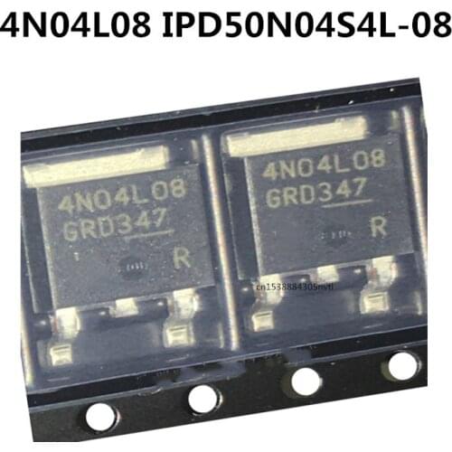Original 10PCS/ 4N04L08 IPD50N04S4L-08 TO-252 40V 50A