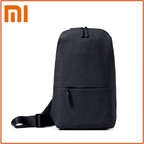 Original Xiaomi Backpack Sling Bag Leisure Chest Pack Small Size Shoulder Type Unisex Rucksack Crossbody Bag 4L Polyester