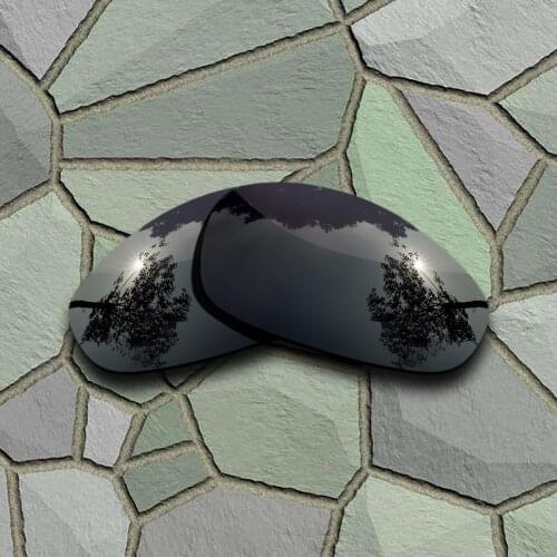 Grey Black Sunglasses Polarized Replacement Lenses for Oakley Juliet