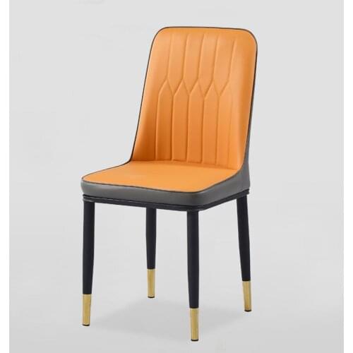 Gluriza Chairs Dining chair leisure chair household simple back chair modern iron dining chair