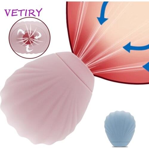 Shell Shape Vagina Sucking Vibrator Intimate Good Nipple Sucker Oral Licking Clitoris Stimulation Powerful Sex Toys for Women