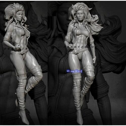 Wong Work Unpainted Resin H75mm 1/24 Unassembled Garage Kits GK Model Kit Figure TD-2551