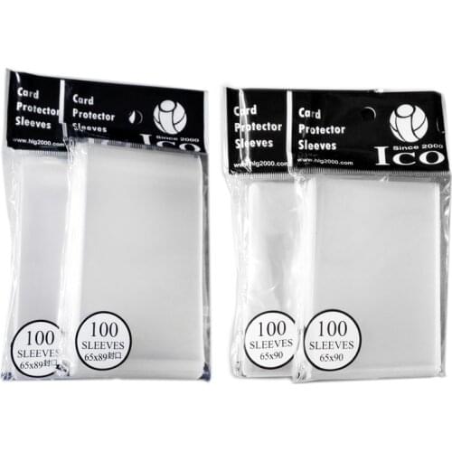 10pcs/lot Card sleeves Protector Magic of Three Kingdom Football Star ID Bank Protective Transparent Sleeves 65*90mm card