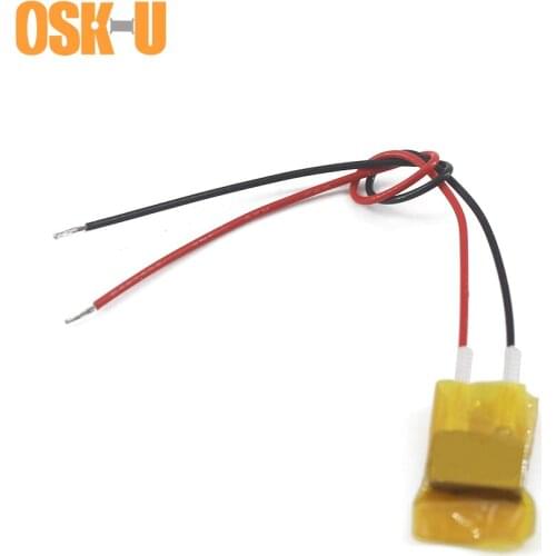 2PCS 8x12x3mm 24V Thermostatic PTC Heating Element 230/60/140 Degree Insulated Film PTC Heater Plate for Dehumidification