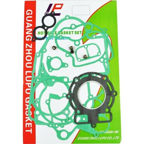 250 EXC 250EXC 01-05 Motorcycle Gasket Kit Engine Crankcase Covers Cylinder Set Cylinder bore 75mm-77mm 4 stroke
