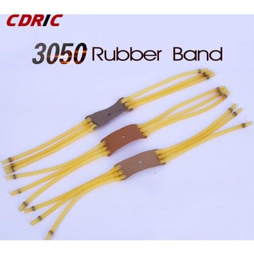 3pcs Slingshot Rubber Band 3050 Six Strips Rubber Band Elastica Bungee Catapult Outdoor Hunting Slingshot рогатки Accessories