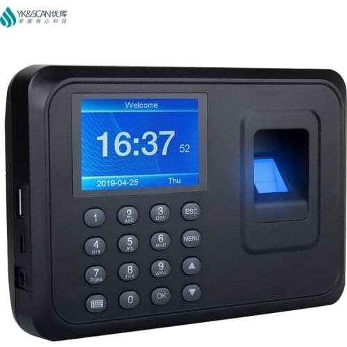 Biometric Fingerprint Time Attendance Clock Recorder Employee Recognition Device