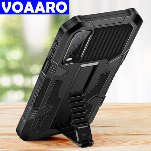 Bracket Phone Case for VIVO Y72 Y53S Y51 Anti-Fall Kickstand Protect Cover for VIVO Y31 Y73 2021 V21E 4G V21 5G Y12S Armor Case