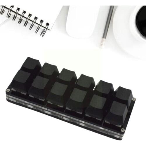 Black 12-key keypad Mini Keyboard Copy And Paste Custom Password Shortcut Key One SayoDevice Mechanical Keys B8E3