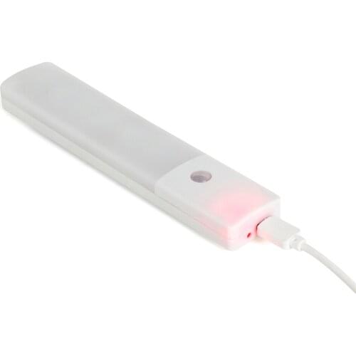 Motion Sensor Closet Wireless Wardrobe Rechargeable bar light 6LEDs Detachable Multiple Installations Night Bar tube lighting
