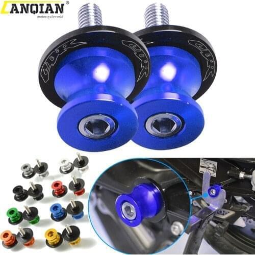 For Honda CBR1000RR CBR1000 CBR 1000 RR FIREBLADE 2004 2005 2006 2007 8MM Motorcycle Aluminum Swingarm Spools Slider Stand Screw
