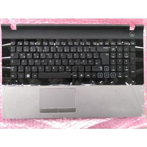 FR/GR/IT/UK/SP laptop keyboard FOR Samsung 300E7A 305E7A with touchpad palmrest black color