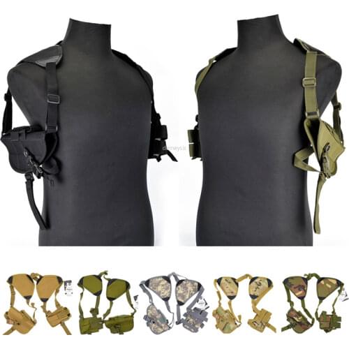 Right Hand Tactical Gun Holster Universal Concealed Carry Pistol Pouch Airsoftsports Shoulder Holster for Glock Beretta