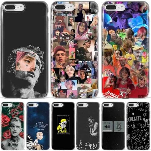 Lil Peep Lil Bo Peep CryBaby Soft Silicone TPU Phone Cover for iPhone 8 7 6 6S Plus X XS MAX SE XR 10 11 12 Mini pro 11promax