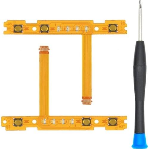 Top Deals 2 Pieces Of Sl And Sr Button Ribbon Flexible Cables Compatible With For Nintendo Switch Joy-Con Controller