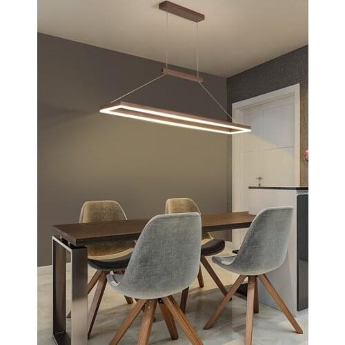 Dining room chandelier Nordic luxury minimalist modern minimalist office strip light front desk bar dining room LED lamps