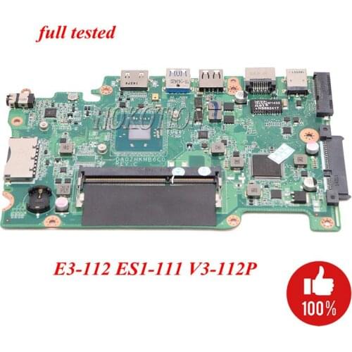 NOKOTION NB.MRK11.001 NBMRK11001 DA0ZHKMB6C0 laptop motherboard for acer aspire E3-112 ES1-111 V3-112P DDR3L Main board works