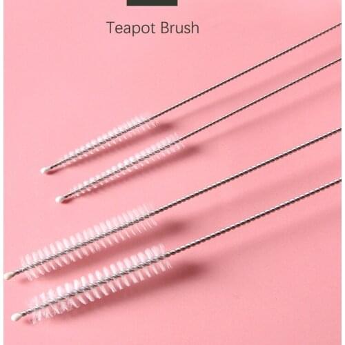 Multi-Functional Teapot Brush 4 Spout Refreshments Cleaning Teapot Feeding Babys Bottle Cup Brushes Cleaners