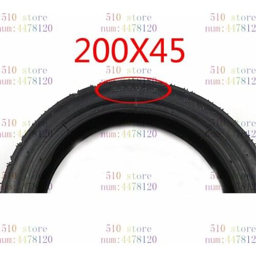 Newest 200x45 Tire and Inner Tube 8-inch fit Electric Scooter Razor Scooter E-Scooter Baby tyres trolley tyres