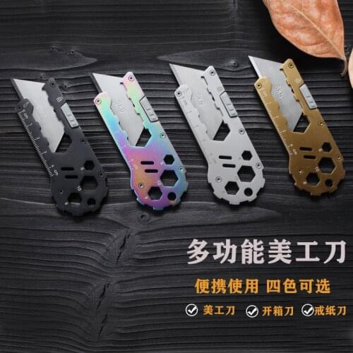Hand Tools Knife, EDC multifunctional cutter, paper cutter, Multi-functional knife, Outdoor portable tools