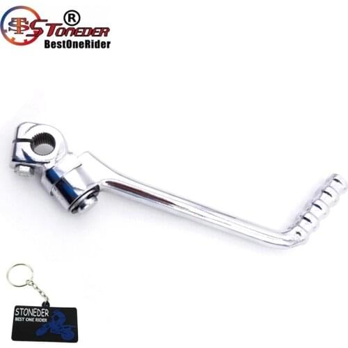 STONEDER Steel Chromed 13mm Kick Starter Lever For 50cc 70cc 90cc 110cc 125cc Engine Lifan YX Zongshen Chinese Pit Dirt Bike