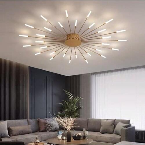 Hot sale fireworks led Chandelier For Living Room Bedroom Home chandelier Modern Led Ceiling Chandelier Lamp Lighting chandelier