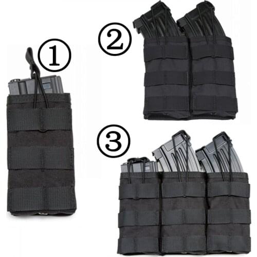 Tactical Molle Magazine Pouch For Plate Carrier Molle Attachment Pack Gear Airsoft Rifle Mag Pouch 5.56 AK47 AR15 M4 Accessory