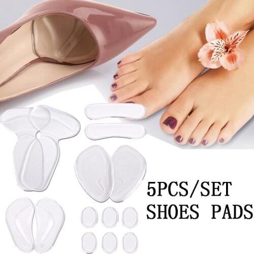 14 Pcs Universal silicone high-heeled shoes heel stickers female insoles foot care set comfortable health care tools