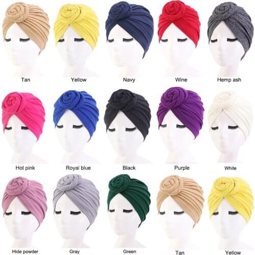 1pcs African Pattern Headwrap Pre-Tied Bonnet Turban Caps for Women Chemo Hat Cotton Head Scarf Female Headband Chemotherapy Cap