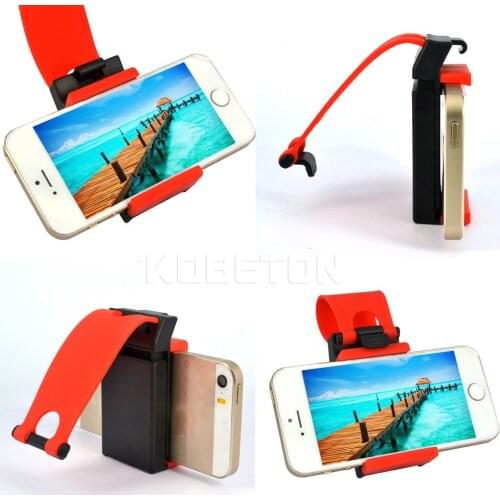 10pcs/lot Car Phone Holder Steering Wheel Mount Adjustable Rubber Band Auto mobile Accessories Car Styling for Xiaomi GPS Phone