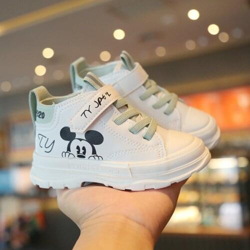 2021 Disney Spring summer Mickey mouse Boys Girls sneakers Kids Cartoon Casual Shoes Kids Sports Shoes Womens sports shoes