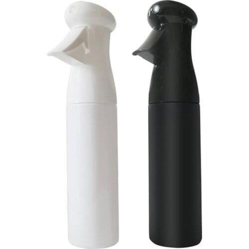 300ml Continuous Sprayer Hair Water Ultra Fine Mister Spray Bottle For Barber Hairstyling Cleaning Plants Misting Skin Care
