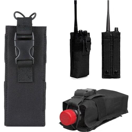 Tactical Molle Radio Pouch Holder Walkie Talkie Wasit Holster Nylon Magazine Pouch Hunting Interphone Holster Tool Utility Pack