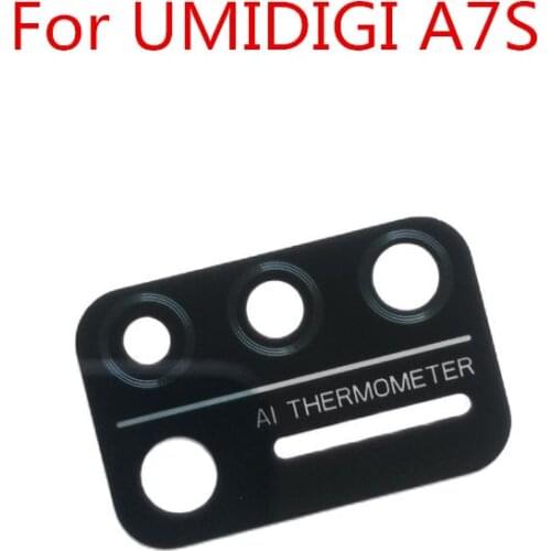 For UMIDIGI A7S Cell Phone Original AI Thermometer Rear Back Camera Lens Glass Spare Part Screen Protective