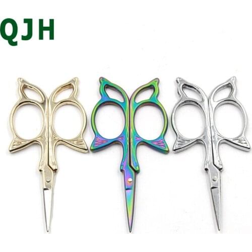 European Retro Classic Butterfly Sharp Tailor Scissor Cross Stitch Stainless Steel Tailors Scissor Thread cutting DIY sewing