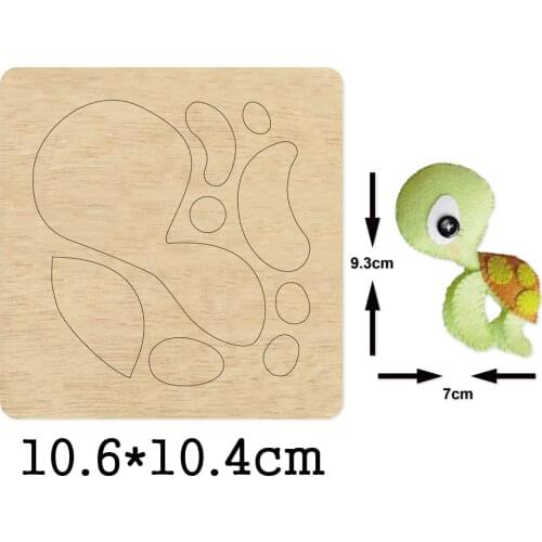Tortoise Wood die Mould 2020 new craft scrapbooking cutting dies compatible with most of machines
