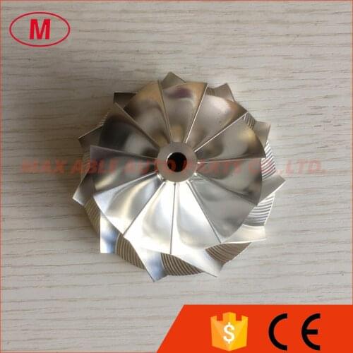 GTX3576 58.00/76.13mm 11+0 blades performance turbo Billet/Milling/aluminum 2618 compressor wheel for 803713-0001/700177-0042