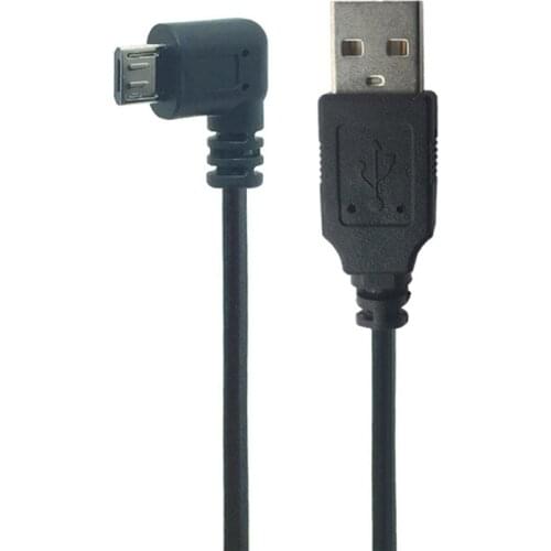 USB Cable 2.0 Type A Male to Micro USB Right Angled Data Charge Micro Cable for Call Phone & Tablet 0.25m 1.5m