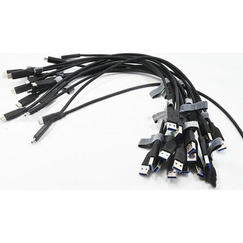 45cm USB Type-c GEN2/10G Data Line Fast Charging Cable for X-star T5 SSD Mobile Hard Disk Box Spare Parts