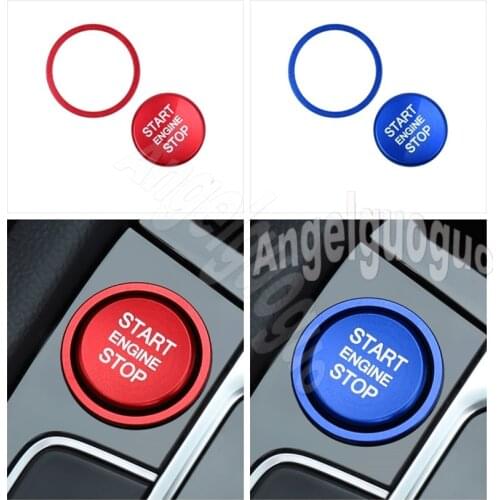 START Engine Button Replace Cover STOP Key Accessories Switch Decoration Universal For Volkswagen Golf 7 Tiguan CC Passat