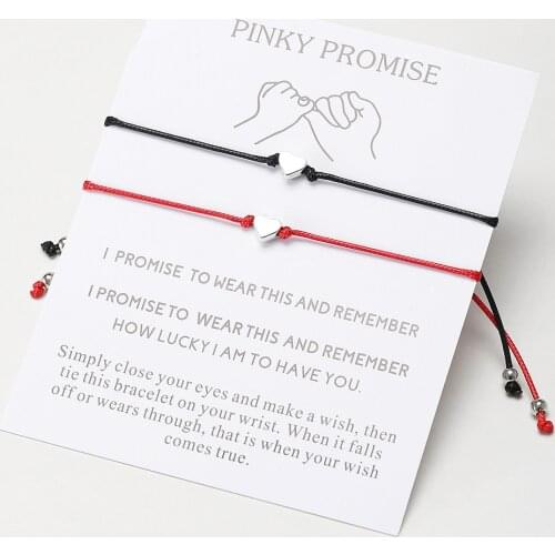 A Set-Best Friends Heart Couple Bracelets Mother Daughters Women Men Boy Girl Fashion Jewelry Christmas Gift Drop Shipping