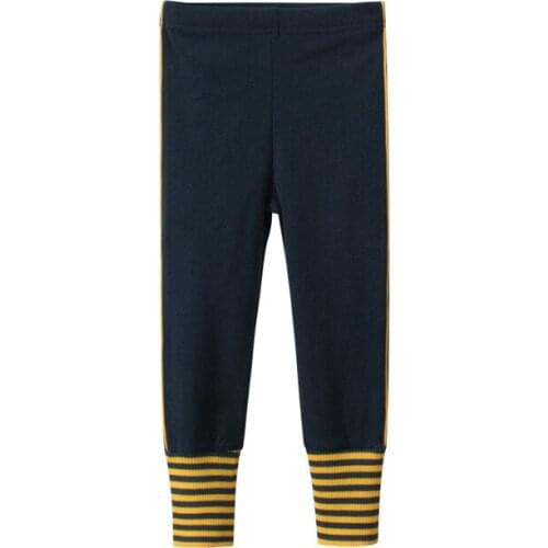 Baby Girls Leggings Spring Autumn Stripe Kids Girl Pants Fashion Elastic Waist Cotton Long Trousers Childrens Pant Dropshipping