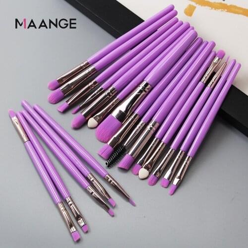 MAANGE Pro 6/15/20 Pcs Makeup Brushes Set Eye Shadow Foundation Powder Eyeliner Eyelash Lip Make Up Brush Cosmetic Beauty Tool